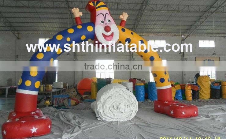 inflatable clown arch