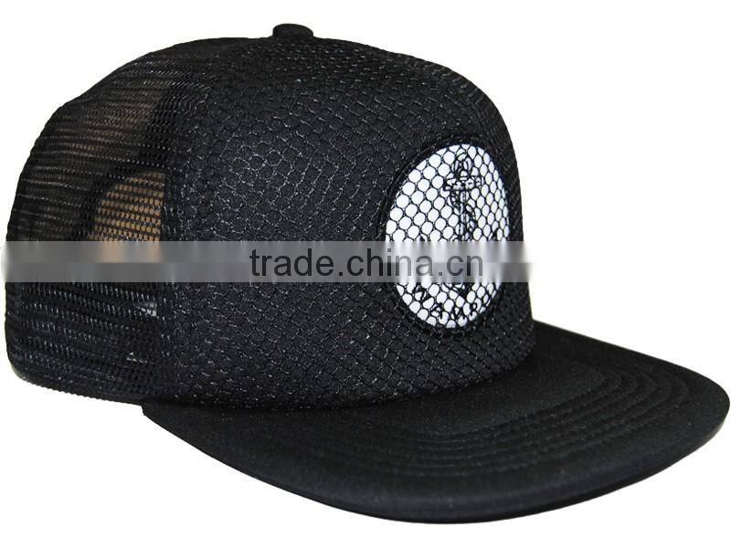 2016 new flat brim snapback mesn dome cap