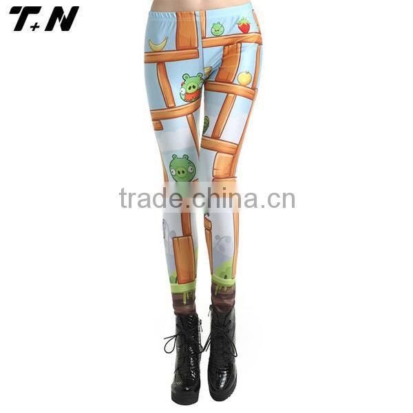 sublimation yoga legging black girls wearing yoga pants