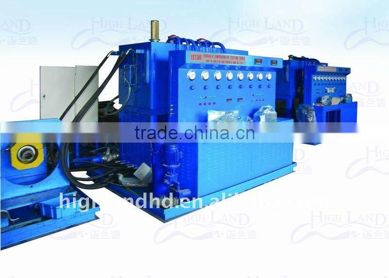 one sert of hydraulic pump testing table