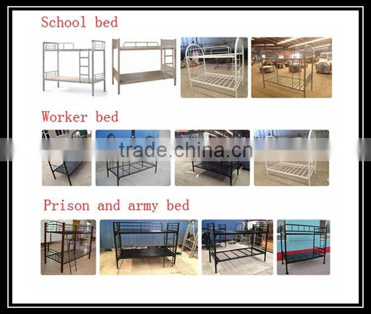 Heavy duty metal frame army surplus bunk bed