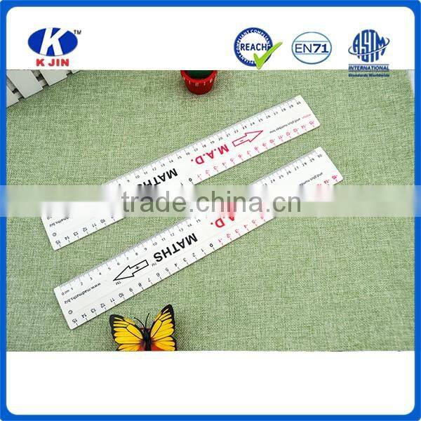 30cm school and office supplies funny ruler with double side scale