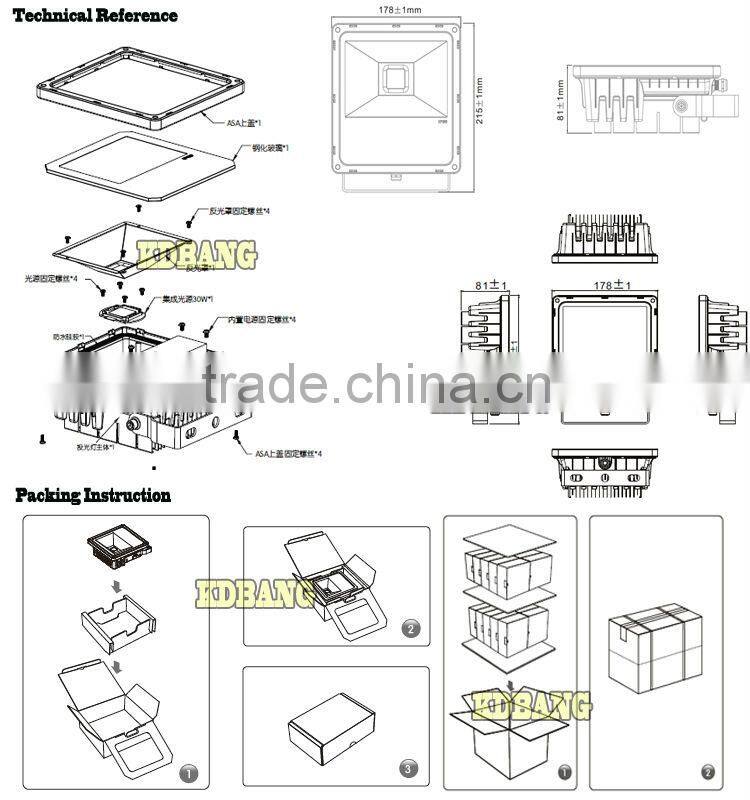 China factory high quality led 30w flood light