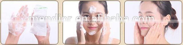 Mendior Thai fruit green grape handmade soap with rope home funny hand face soap blackhead remove moisturing OEM custom brand