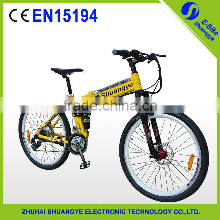 2015 factory new 26" 36V folding mountain electric bike engine