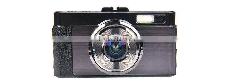 GT100/HD25 RoHS certificated H.264 HD rear view video 720P dual camera car camcorder