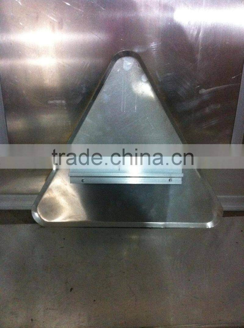 aluminium plate Emergency turn traffic sign with high Reflective film