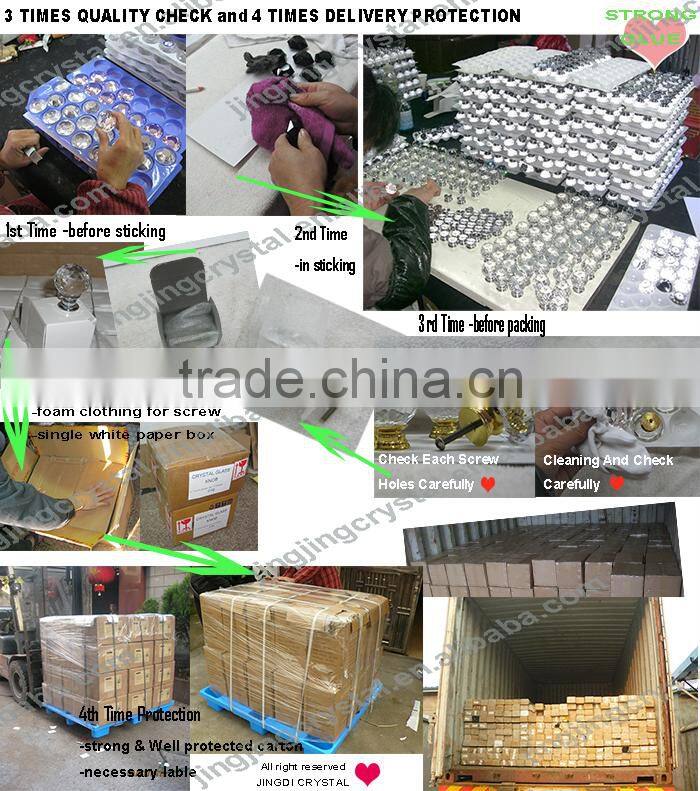 Cabinet Handle Pull with shiny crystal diamonds 3 size easily fit