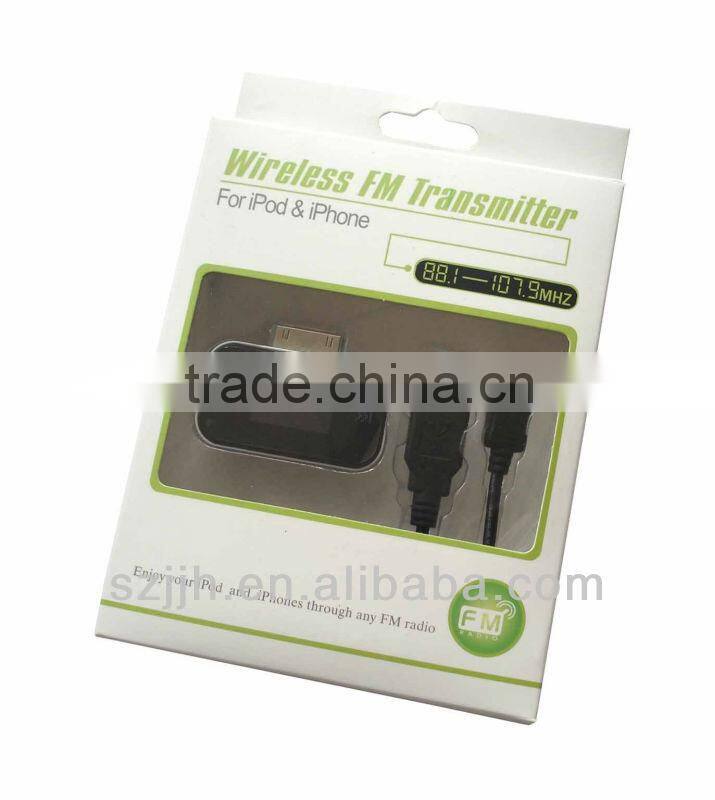 Mini FM Transmitter with LCD-Display for iphone 4S