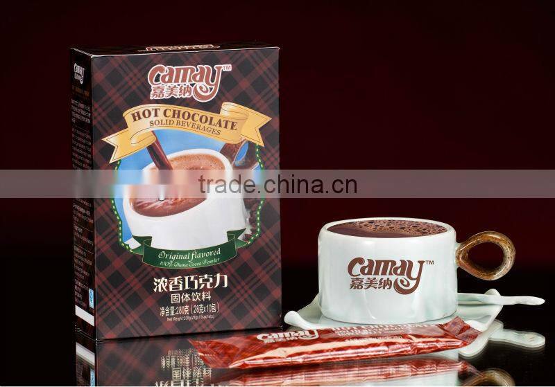 Irish Cream flavored Hot Chocolate