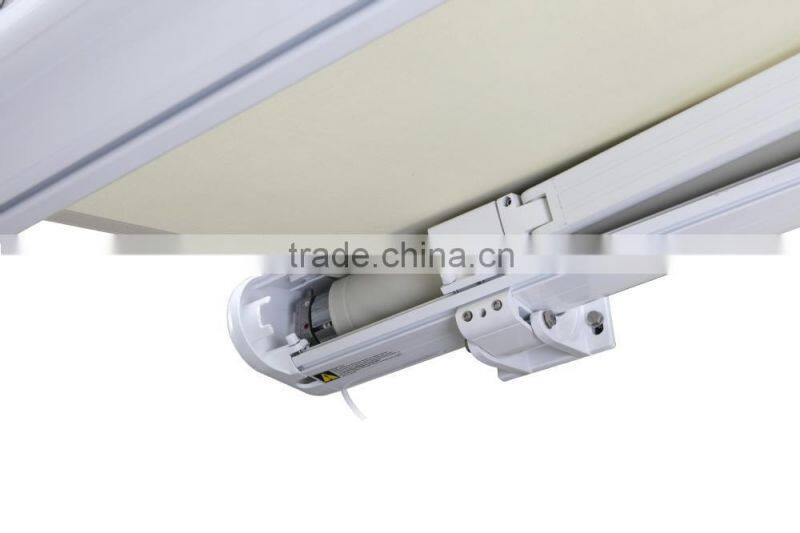 4.5m*2.5m-LED Retractable Full Cassette Folding arm Awning