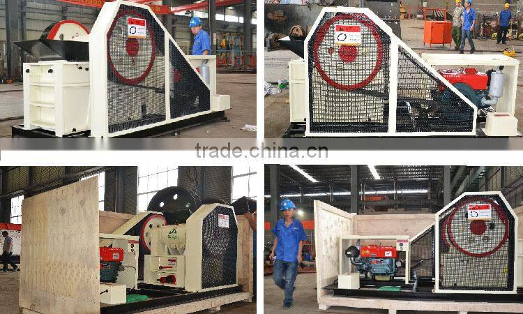 Portable Crusher Small Diesel Engine Jaw Crushers for Gold Mining Plant