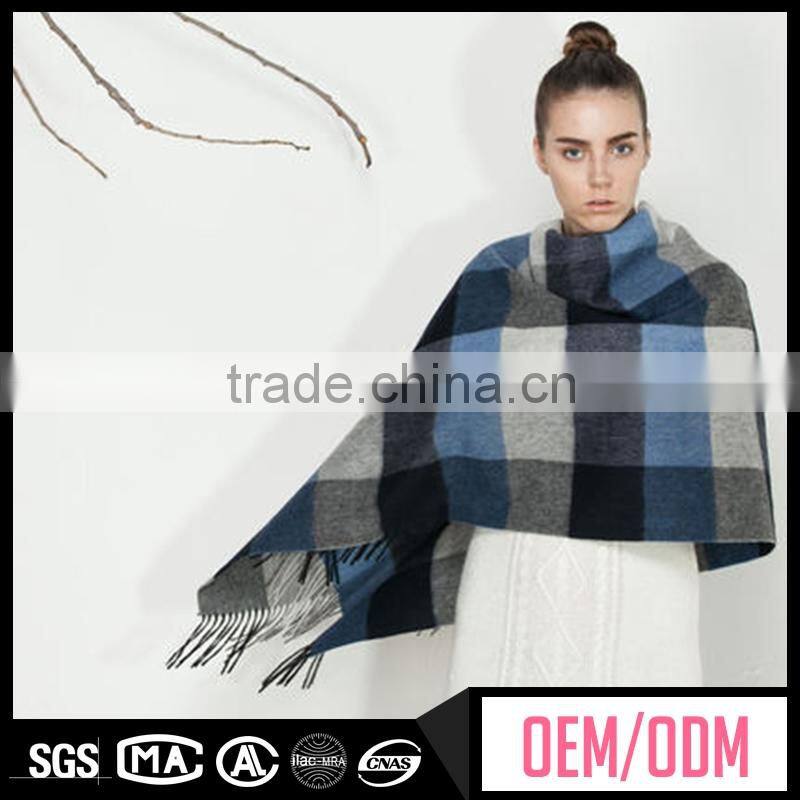 Factory directly striped scarf, plain twill 100% wool scarf, new fashion designed scarf