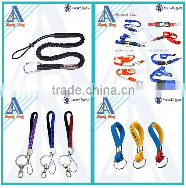 Wholesale Fashionable Polyester Mobile/Cell Phone Lanyard With Badge Reel