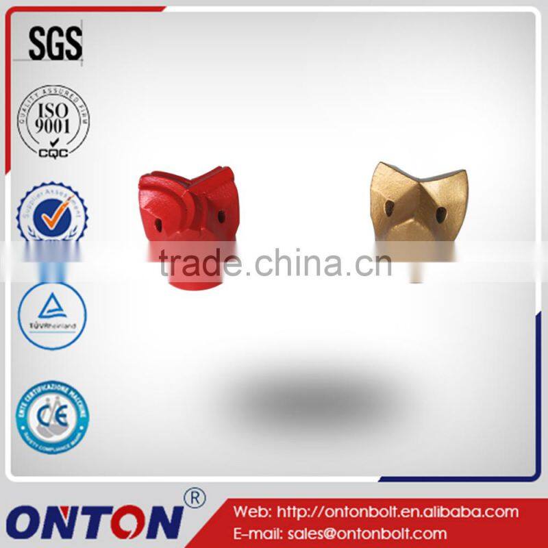 ONTON self drilling hollow threaded rod tapered drill bit