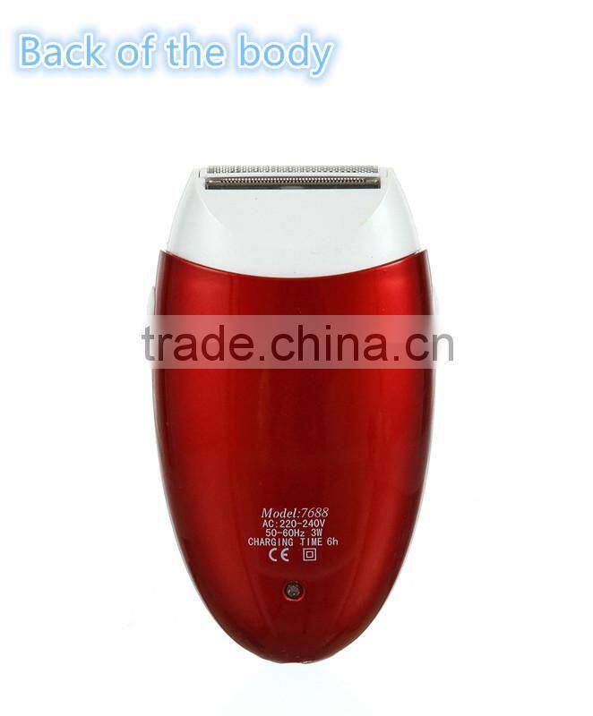 Rechargeable lady hair removal 3 in 1 multifunction epilator and shaver for lady