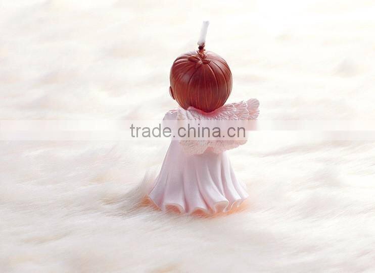 hot cute wings angle candle Christmas gift with gift box