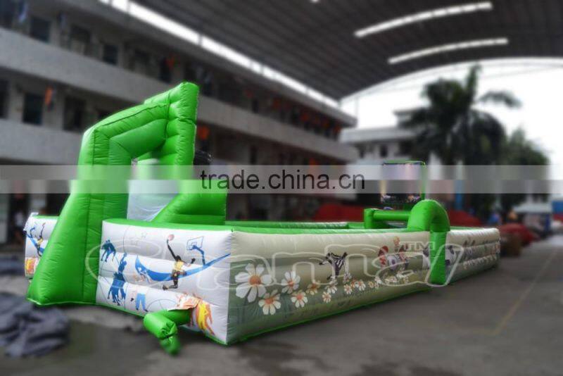 Alibaba wholesale Basketball court/inflatable Bottomless ground/giant inflatable sports games