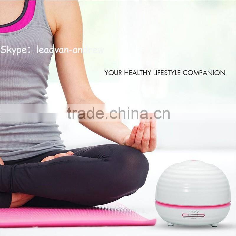 360ml Cool Mist Humidifier Ultrasonic Aroma Essential Oil Diffuser for Office Home Bedroom Living Room Study Yoga Spa