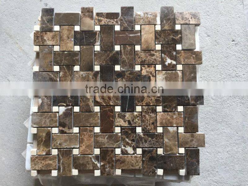 factory direct sell white marble Mosic tile