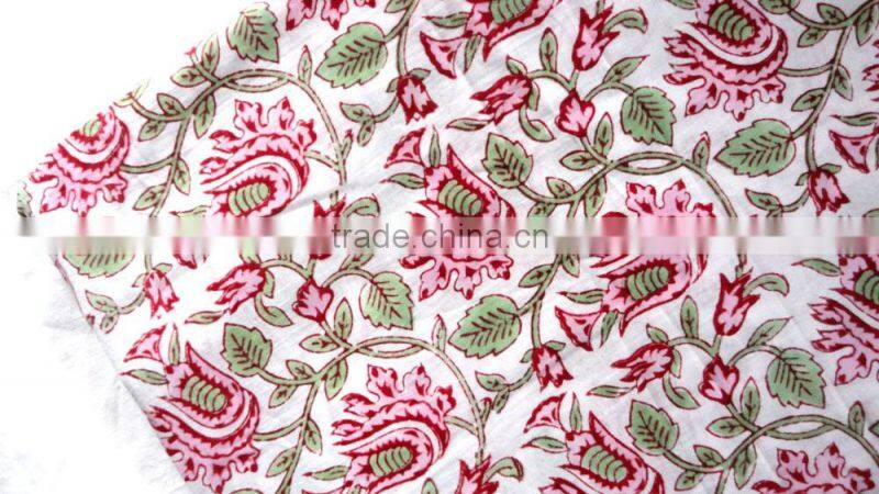 RTHCFC -7 Multi Colorful Printed Fabric 100% Cotton Printed Fabric Manufacturer Jaipur