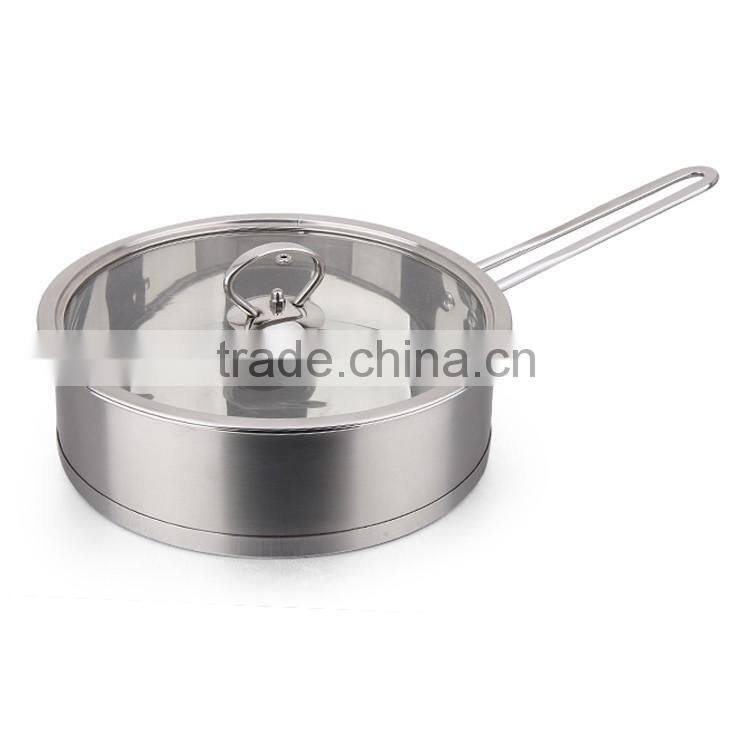 3 pieces of Stainless steel square stock soup pot set
