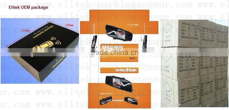 Radar detector wireless parking sensor with LED Display for "VOLVO",8 sensor