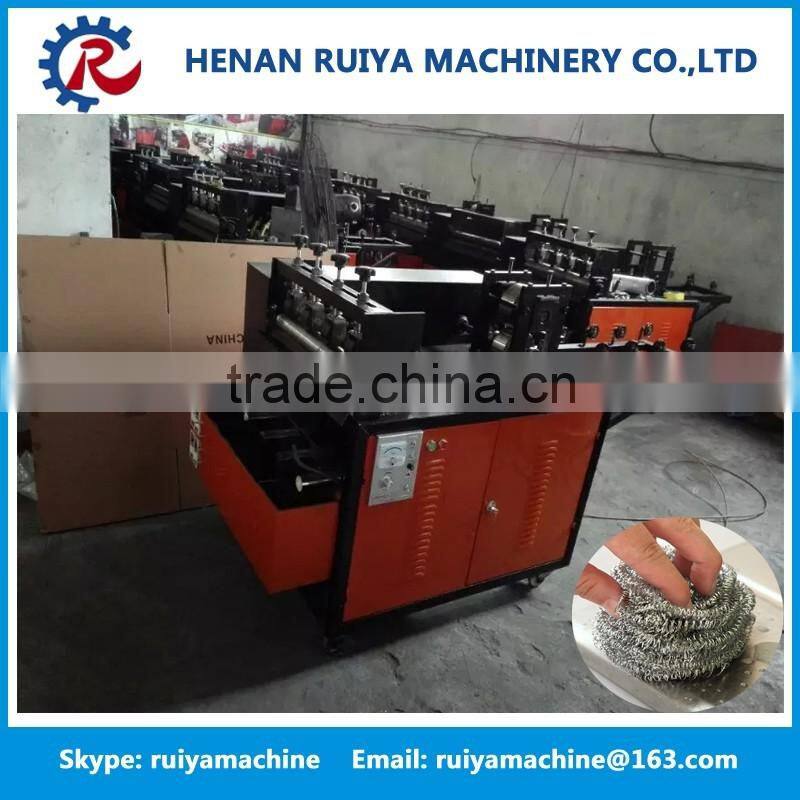 Stainless Steel Scourer Making Machine/stainless steel automatic cleaning ball making machine/steel ball machine