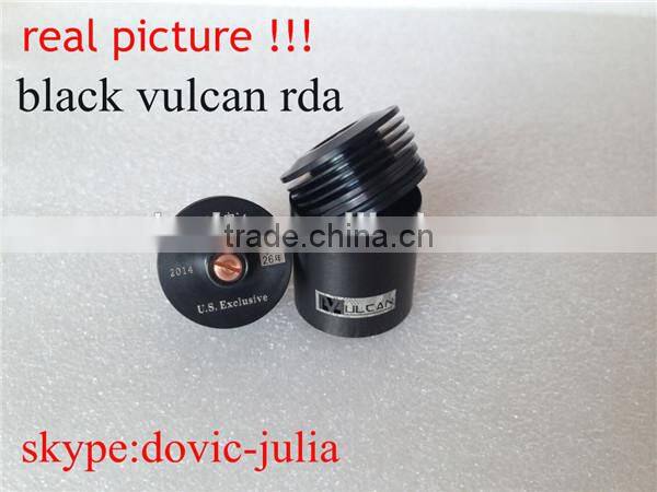 best selling vulcan rda atomizer clone 1:1 ss,black vulcan rda rba
