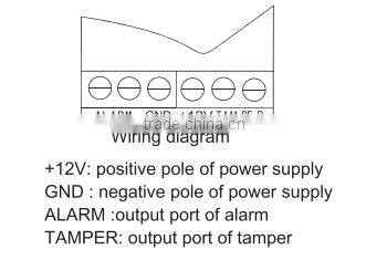 Wired PIR Detector 12V-24V Pet Immunity Relay Output PA-83B