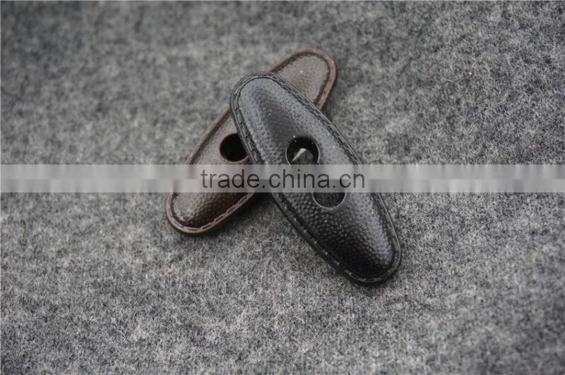 OVAL ACRYL 2-HOLES TOGGLE BUTTON FOR GARMENT ACCESSORIES