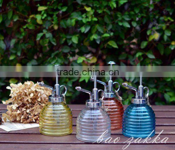 watring device, glass bottle, with spray pump