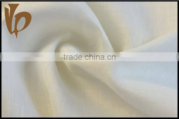 zhejiang Taizhou Bleached linen ramie fabric for girls shirts