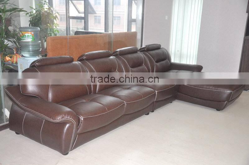 Home furniture modern style leather corner sofa (NY1562)