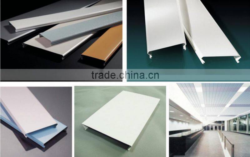 Decorative Ceiling Perforated C-shaped Aluminum strip ceiling tiles