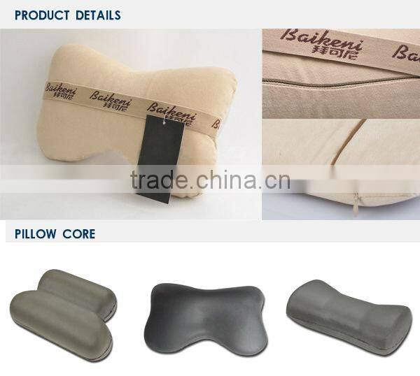 car pillow bone shaped neck support pillow