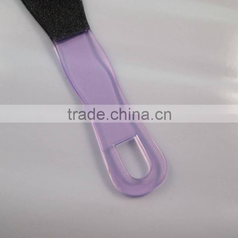 Wavy shape plastic handle foot callous remover