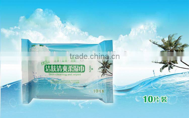 2015 New Products Cheap sanitizing hand wet tissue