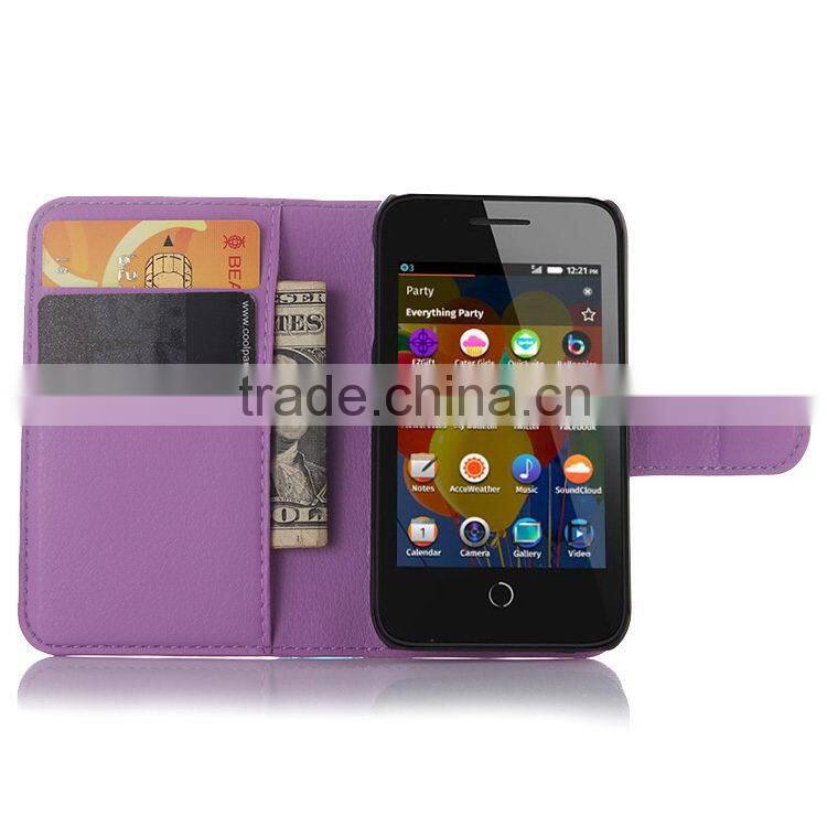 Top level stylish wallet case for alcatel ot4019a