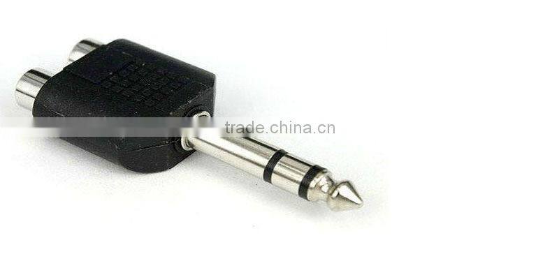 plug audio connector 2 rca female jack conectores hembra y macho