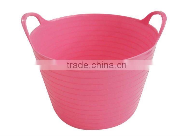 well received plastic laundry basket(26L)