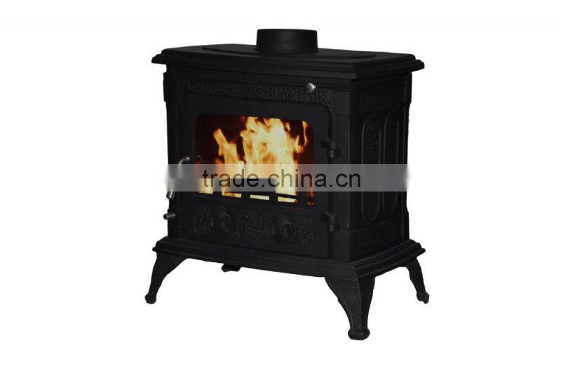 2014 Hot Sale Cast Iron Wood Burning Stove With Back Bolier