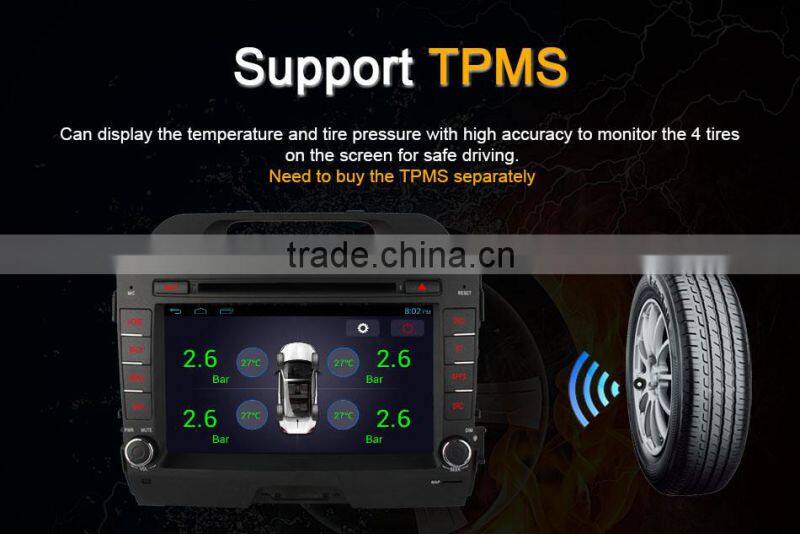 Android 4.4 1G Ram 16G Rom quad core Ownice C300 car stereo GPS for Kia Sportage R with wifi GPS NAVI DAB