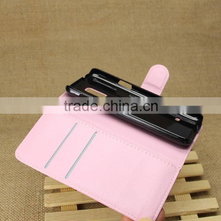 Wholesale Folio Stand Case for Samsung Galaxy S5 mini PU Leather Flip Cover with Wallet