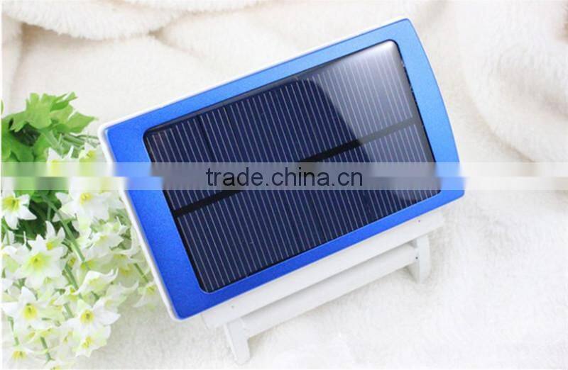 Fast charging mobile solar charger 10000mah portable power bank