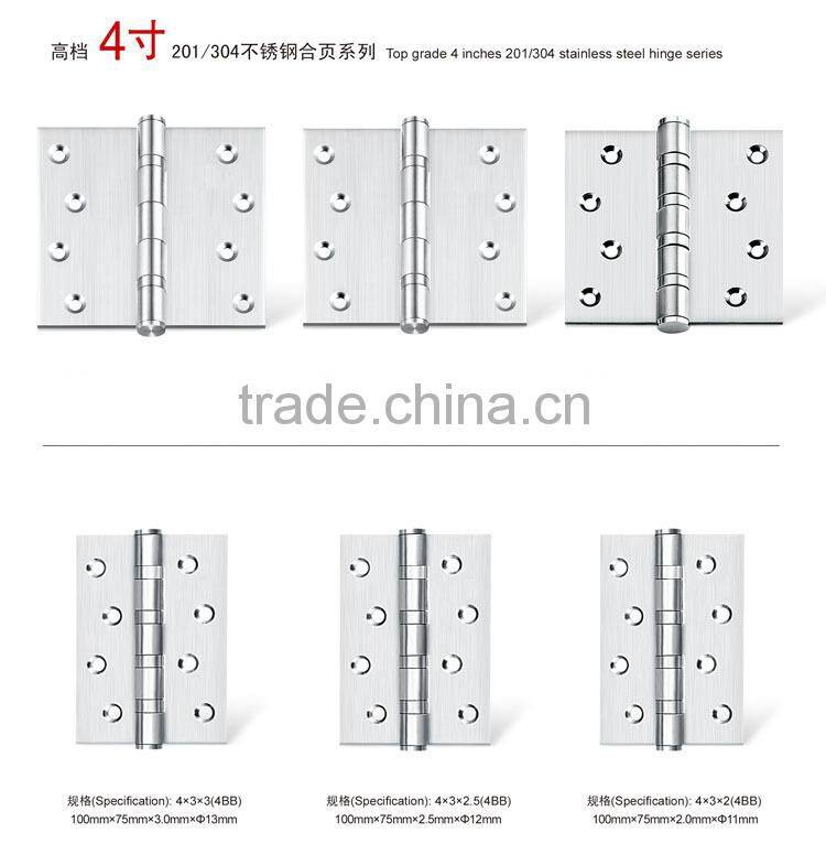 Steel door hardware hinge Stainless steel flush hinge for aluminium door