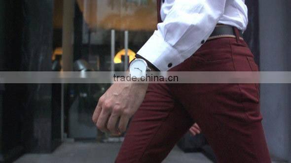 Multi-straps Classic style Noble and elegant android bluetooth smart watch with italian calfskin leather strap