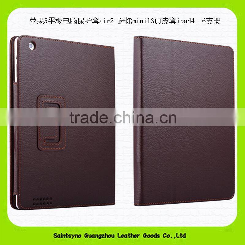 15040 Smart Cover Partner Transparent Back+Magnetic Leather Case for iPad mini Smart Cover Sleep On/Off for Apple iPad mini 3