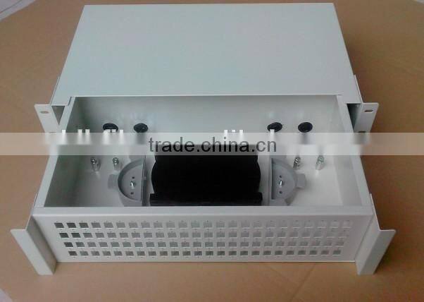 High performance 1u/2u/3u 96 port fiber optic patch panel