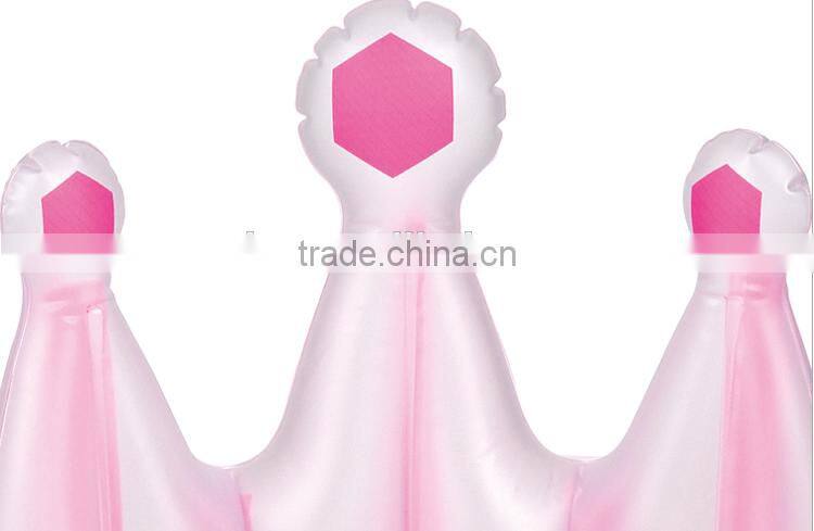 giant inflatable crown children sofa for kids